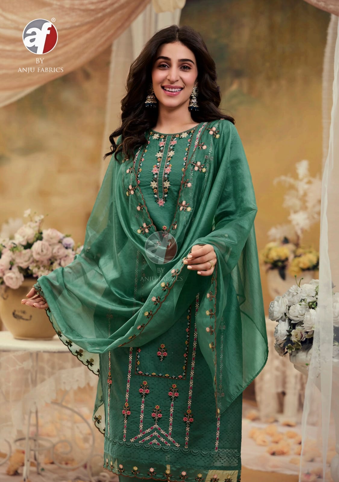 Cotton Queen By Af Designer Plus Size Kurti With Bottom Dupatta Wholesale Clothing Suppliers In India